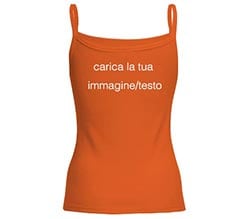 Canotta Arancio in cotone