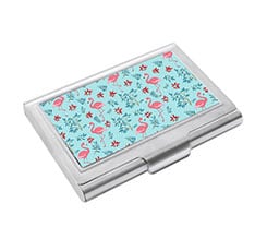 Porta Biglietti da Visita Fenicotteri