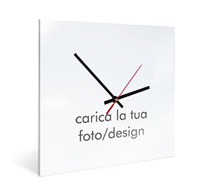 Orologio Quadrato in Plexiglass
