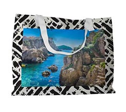 Borsa mare Trama nera