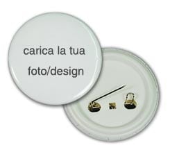 Spilla rotonda personalizzata