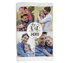 Coperta 100x150 Dad is my hero