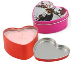 Candela profumata in Scatolina Cuore