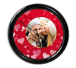 Orologio da muro rotondo Full hearts