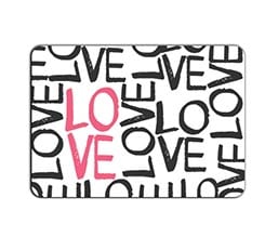 Calamita Rettangolare 8,8x6,3 Love words