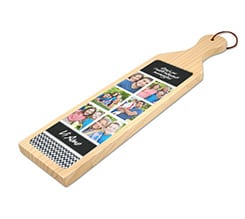 Tagliere rettangolare in legno Black collage