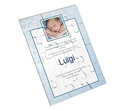 Puzzle Magnetici Rettangolari Blue frame