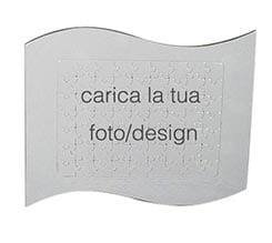Puzzle con Cornice Onda Personalizzato