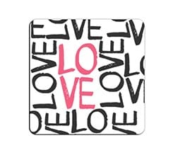 Calamita Quadrata 9,5x9,5 cm Love words