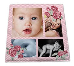 Tappeto per bambini Rose con pois