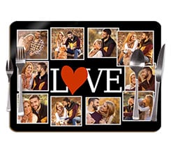 Tovaglietta in sughero Lovely collage