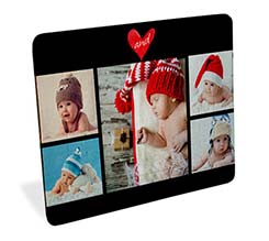 Crea puzzle cornice rettangolare Black collage