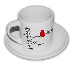 Tazza caffè Americano Man in love