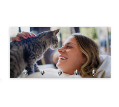 stampa foto e grafiche su portachiavi da parete in tela