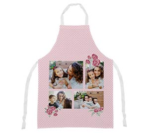 Grembiule da cucina Rose con pois
