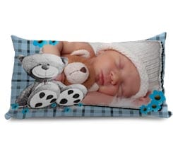 Cuscino Carezza Orsetto Celeste