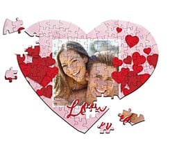 Puzzle cuore A4 Storm of hearts