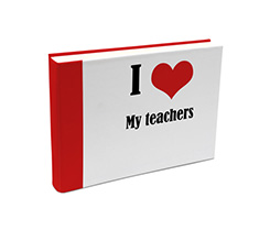Album Fotografici personalizzati 20x15 con grafica Love Teacher