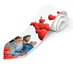 Cravatta Cuori Rossi