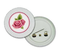 Spilla Rotonda Mazzo di rose