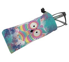 Porta occhiali Texture gufo