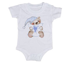 Body neonato con bottoncini Orsetto