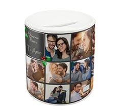 Salvadanaio Collage natalizio