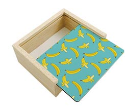 Scatola portaoggetti in legno Bananas
