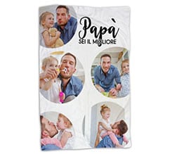 Coperta 100x150 Papà sei il migliore