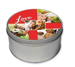 Scatole di Latta Tonda Four Love