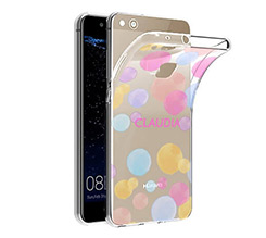 Cover trasparente Huawei P9 Lite Pois Water