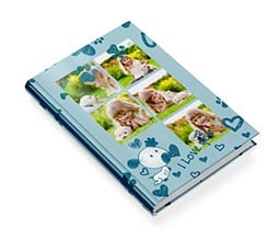 Diario Animali Blue collage
