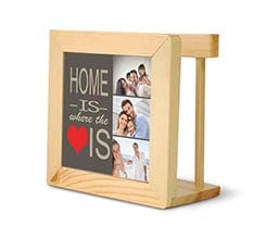 Portatovaglioli in legno Home is heart