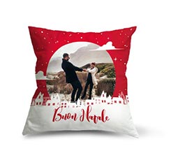 Cuscino in pile Christmas city