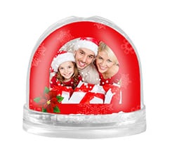 Palla di neve Stella di Natale