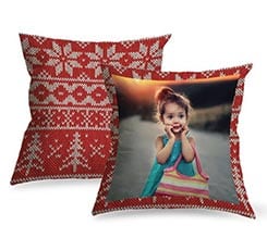 Cuscino in pile Caldo Natale