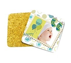 Sottobicchiere in sughero Happy day