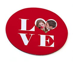 Tappetino mouse tondo Big Love