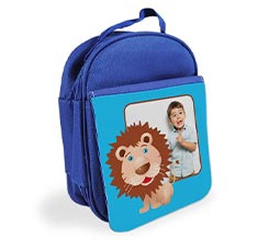 porta pranzo personalizzato con foto e grafica con leoncino