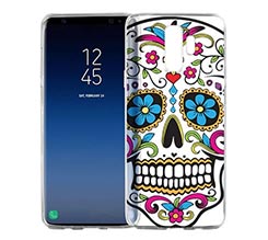 Cover trasparente Galaxy S9 Plus Teschio