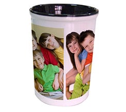 Portapenne in ceramica Collage 4 riquadri