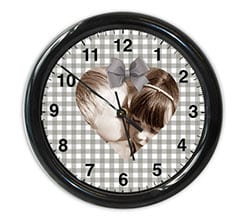 Orologio da muro rotondo Shabby chic