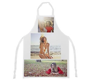 Collage 3 riquadri su Grembiule