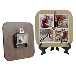 Orologio in legno smussato 4 Love