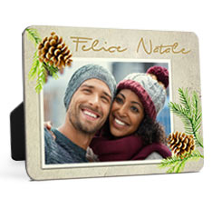 Pigne Natalizie 25x20 Pupazzo di neve