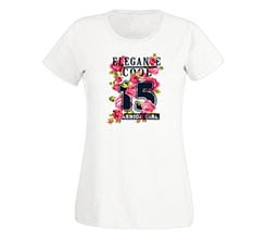 T-shirt donna in cotone Fashion girl