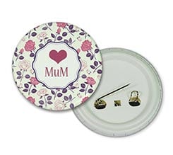 Spilla Rotonda Texture di rose