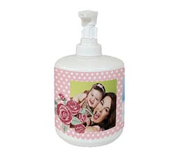 Dispenser sapone Rose con pois