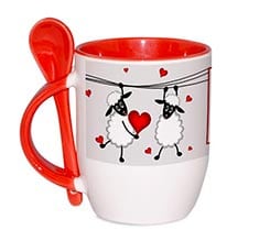 Tazza con Cucchiaino Sweet sheep