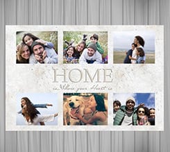 Poster collage White home